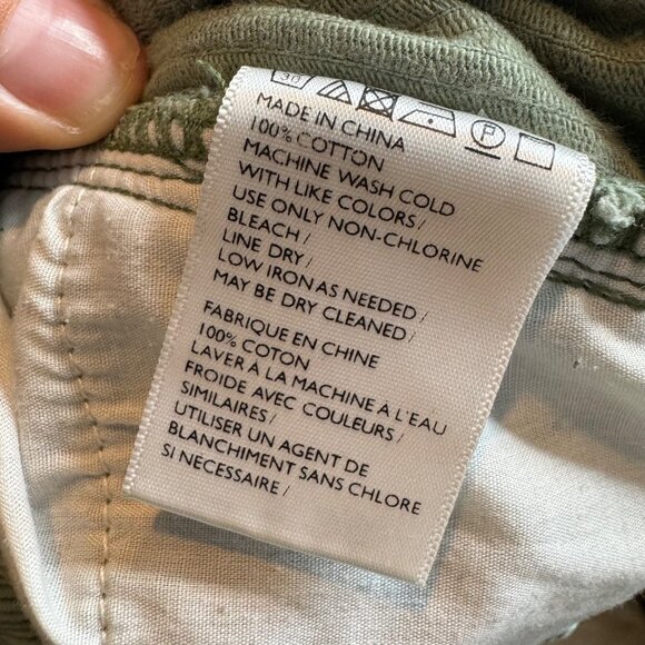 BDG URBAN OUTFITTERS high rise mom cord pants in forest green size 27 - Picture 7 of 7